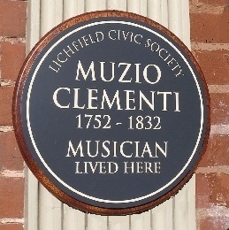 Muzio Clementi Plaque, 2018
